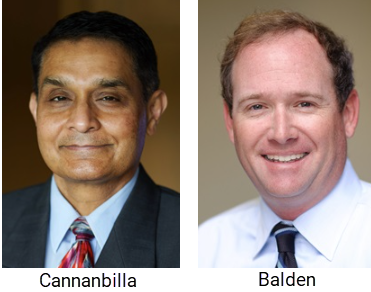 Prashanth Cannanbilla (left) and Jay Balden